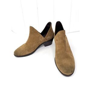 Cole Haan Quinn Bootie Tan Suede Grand OS Size 7‎